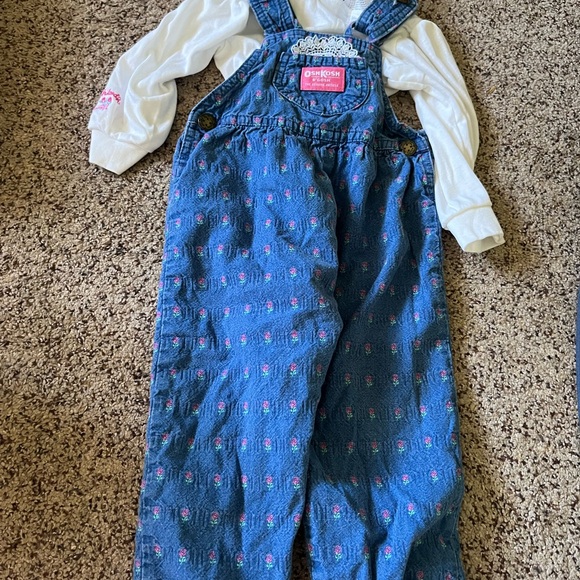 Vintage Oshkosh denim overalls - Picture 1 of 5